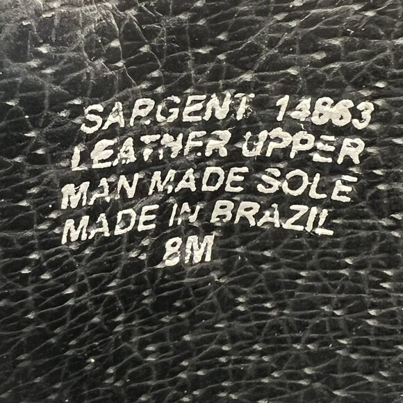 Matisse Womens 8  Sargent Black Leather Zip Riding Boots Button Brazil Made Goth - Picture 13 of 16